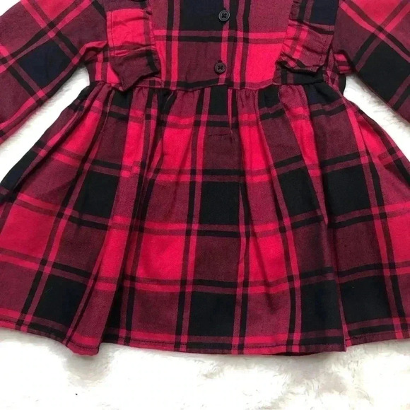 The  Children’s Place Dress Red & Black Plaid New With Tags 3-6 Months - Picture 11 of 16